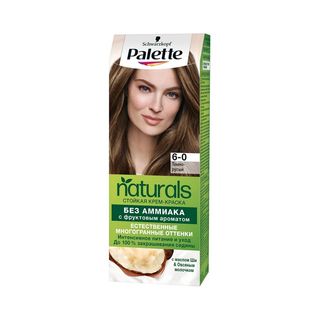 Краска Д/Волос Palette Naturals 6-0 Темно-Русый шк: 4015100861105