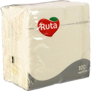 Серветки Ruta 100шт біла 33х33