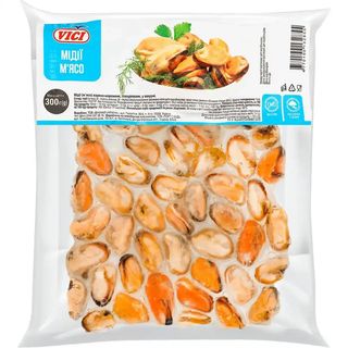 М'ясо мідії Vici варено-морожене глазуроване 300 г