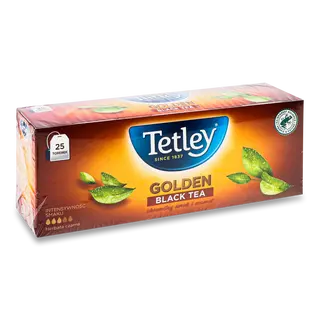 Чай чорний Tetley Golden Black 25*2г