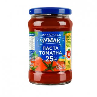 Томатна паста 300 г Чумак 25% ск/б
