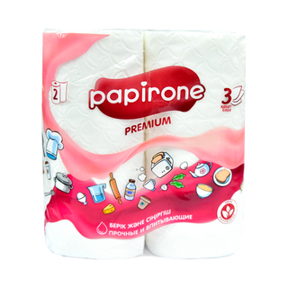 Թղթե սրբիչ «Պապիրոնե» եռաշերտ 2հտ
