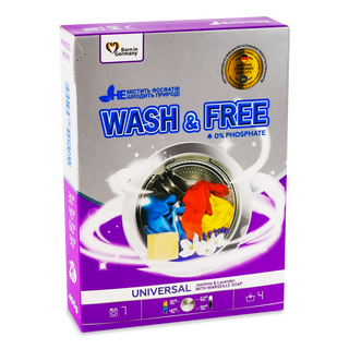 Порошок пральний Wash&Free Jasmine&Lavender 400г