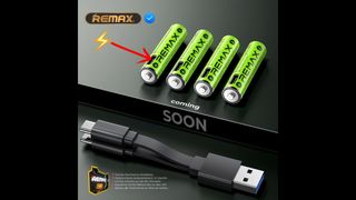 Remax type-c Rechargeable lithium battery AAA02* 4pack- 00625 