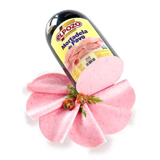 "Elpozo"- ძეხვი ინდაურის მორტადელა 76223 /2*3 კგ.(0.25კგ)