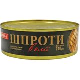 Шпроти Даринка в олії 240 г