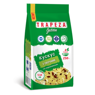 Крупа 0,25 кг Trapeza кус -кус з овочами
