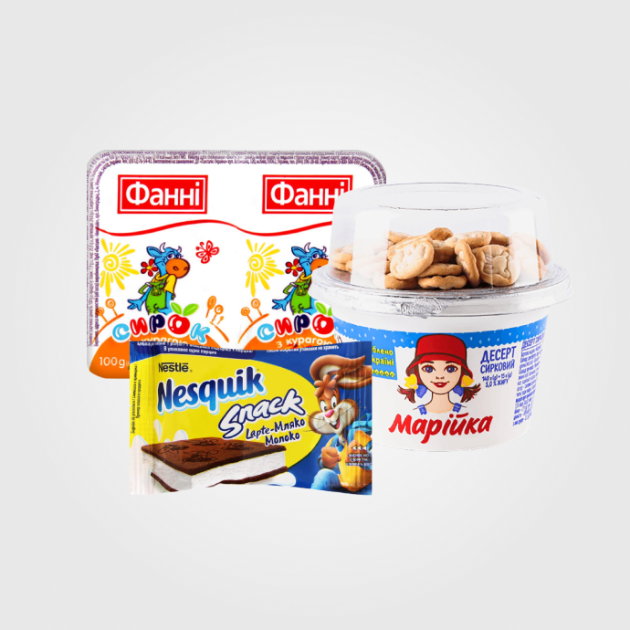 Десерти молочні