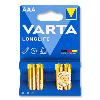 Батарейка Varta Longlife AAA 4шт/уп