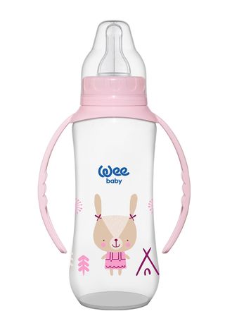ვიი ბეიბი ბოთლი 7451 PP ორმაგი სახ.სილიკ.ნიპ.6-18თვ.270მლ