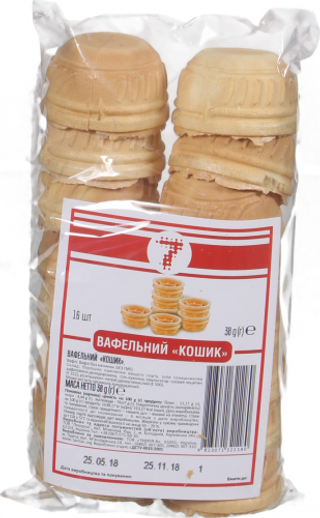 Тарталетки вафельні Кошик "7" 38 г
