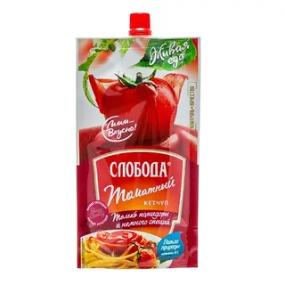 კეტჩუპი "სლობოდა" ტომატის 200 გრ / 4600699510956