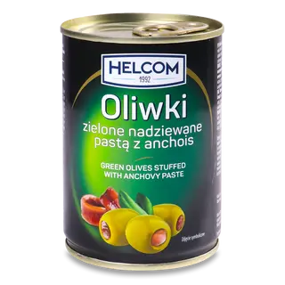 Оливки Helcom фаршировані анчоусами 300мл
