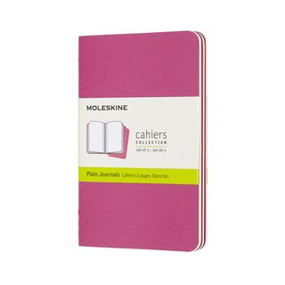 Записник Moleskine Cahier Кишеньковий / Нелінований Кінетичний Рожевий