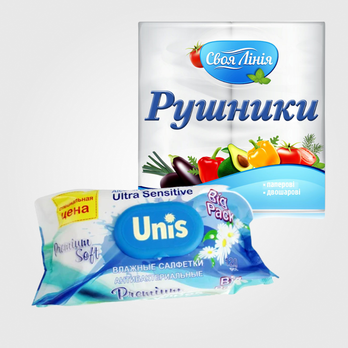 Серветки, рушники.