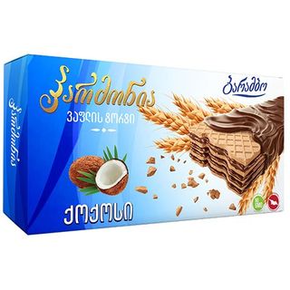 ვაფლის ტორტი ჰარმონია ქოქ 225გრ ბარამბო