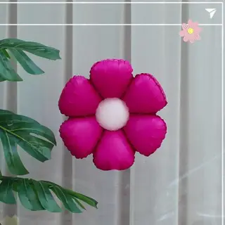 ბუშტი გვირილა ვარდისფერი პატარა