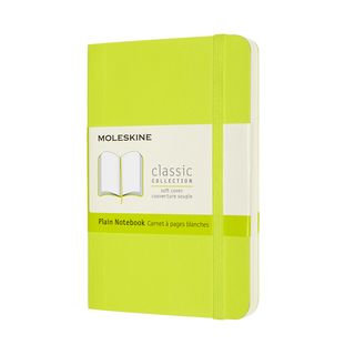 Записник Moleskine Classic Кишеньковий / Нелінований Лимонний Зелений М'який