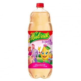 Напій 2 л Живчик зі смаком груші безалкогольний сильногазований