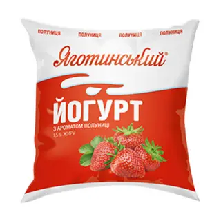 Йогурт Яготинський Полуниця 1.5% 400 г