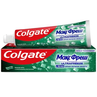 colgate maxfresh clean mint მწვანე  100 მლ. კბილის პასტა/5900273133151 1ც
