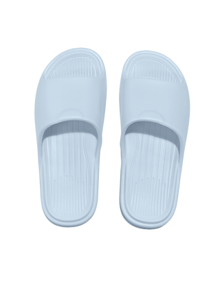 ქალის ჩუსტი(39-40)/Womens Bathroom Slippers with Stripes(39-40,Blue)