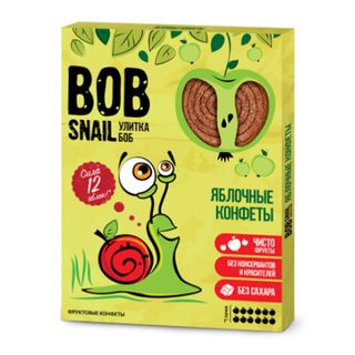 Цукерки Равлик Боб Страйпи Мікс Фруктово-Ягідні натуральні 100г