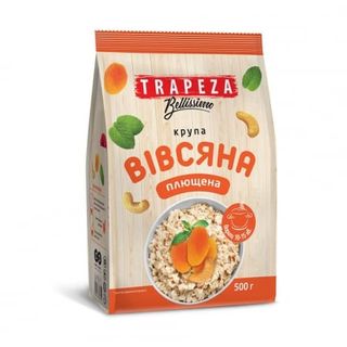 Крупа 0,5 кг Trapeza вівсяна плющена