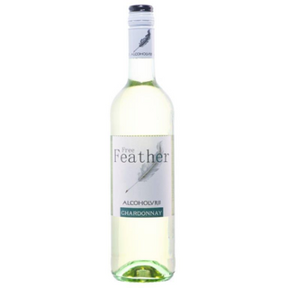 Вино Free Feather Chardonnay безалкогольне біле напівсолодке 0,75л