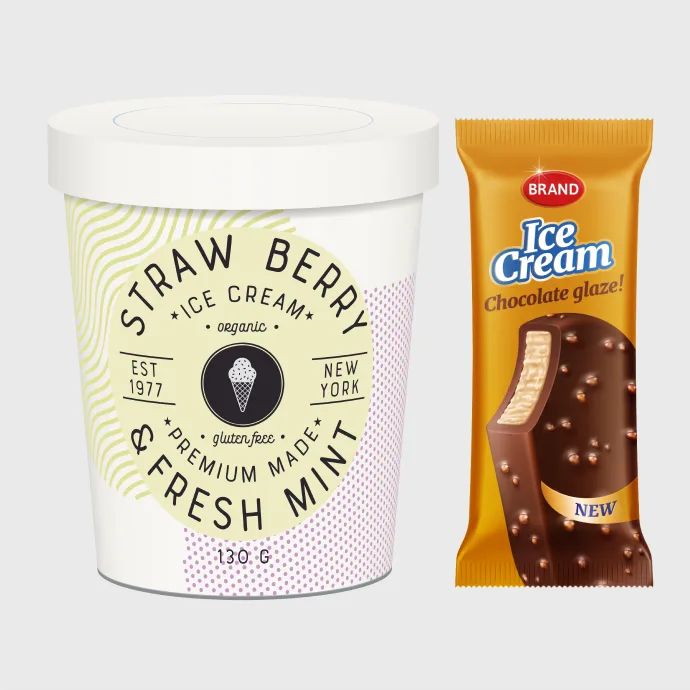 Мороженое и Фруктовый Лед