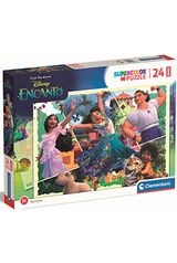 Clementoni Supercolor Maxi Puzzle - ფაზლი "ენკანტოს" ილუსტრაციით 24 ნაწილიანი