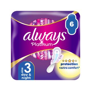 Гігієнічні прокладки Always Platinum Day&Night (Розмір 3)6шт