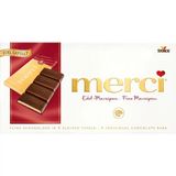 Шоколад Merci Stork гіркий з марципаном 112 г