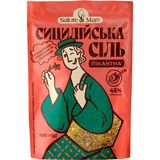 Сіль Salute di Mare морська харчова з добавками прянощів Сицилійська сіль 100 г