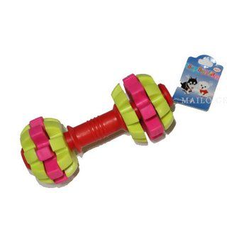 რეზინის სათამაშო ჰანტელი