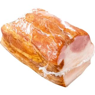 Грудинка Домашні ковбаси Делікатесна варено-копчена вищого гатунку, 100г