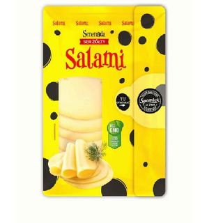 Сир фас. SERENADA Salami  45% нарізка / 135г