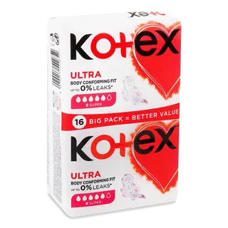 Прокладки Kotex Ultra Super 16шт
