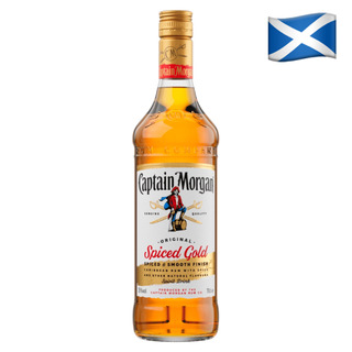 Алкогольний напій на основі Карибського рому Captain Morgan Spiced Gold 0.7 л