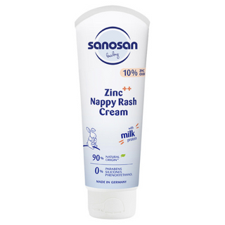 სანოსანი - კრემი საფენის თუთიით 100მლ 0 Sanosan Baby zinc+++ Nappy rash cream 100ml