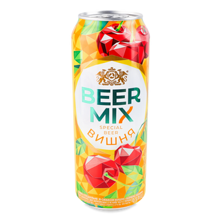 Пиво BeerMix вишня з/б 0,5л
