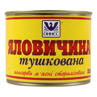 Конс Яловичина Онисс 525 г з/б ключ. тушков.