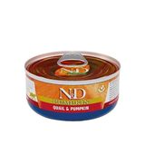 Farmina N D Grain Free PUMPKIN QUAIL ADULT для котів 70г