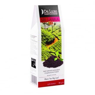 Чай 80г De Luxe Foods&Goods Selected чорний цейлонський крупний лист