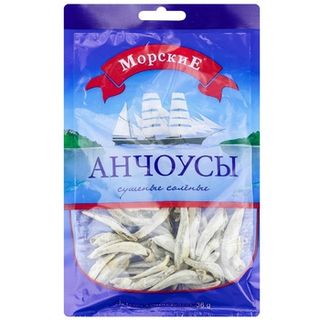 გამომშრალი თევზი/ მორსკიე ანჩოუსი  /36 გრ