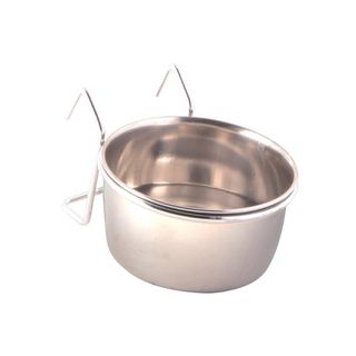 Миска металева для птахів 0,2 л підвісна