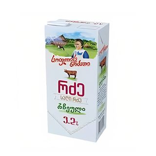 რძე ულტრაპასტერიზებული სოფლის ნობათი რჩეული 3.2% 1 ლ / 4760081604257