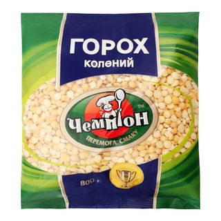 Крупа фас. ЧЕМПІОН Горох / 800г / 20