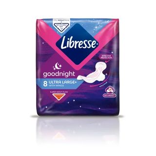 Гігієнічні Прокладки Libresse Ultra Goodnight №8
