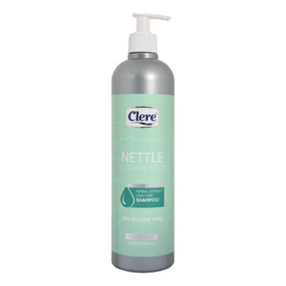 ქლერი HERBAL - შამპუნი ჭინჭარი/ყურძნის წიპწა ყველა ტიპის თმის 700მლ 0 CLERE HERBAL EXTRACT HAIR CARE SHAMPOO NETTLEGRAPE SEED 700 ml